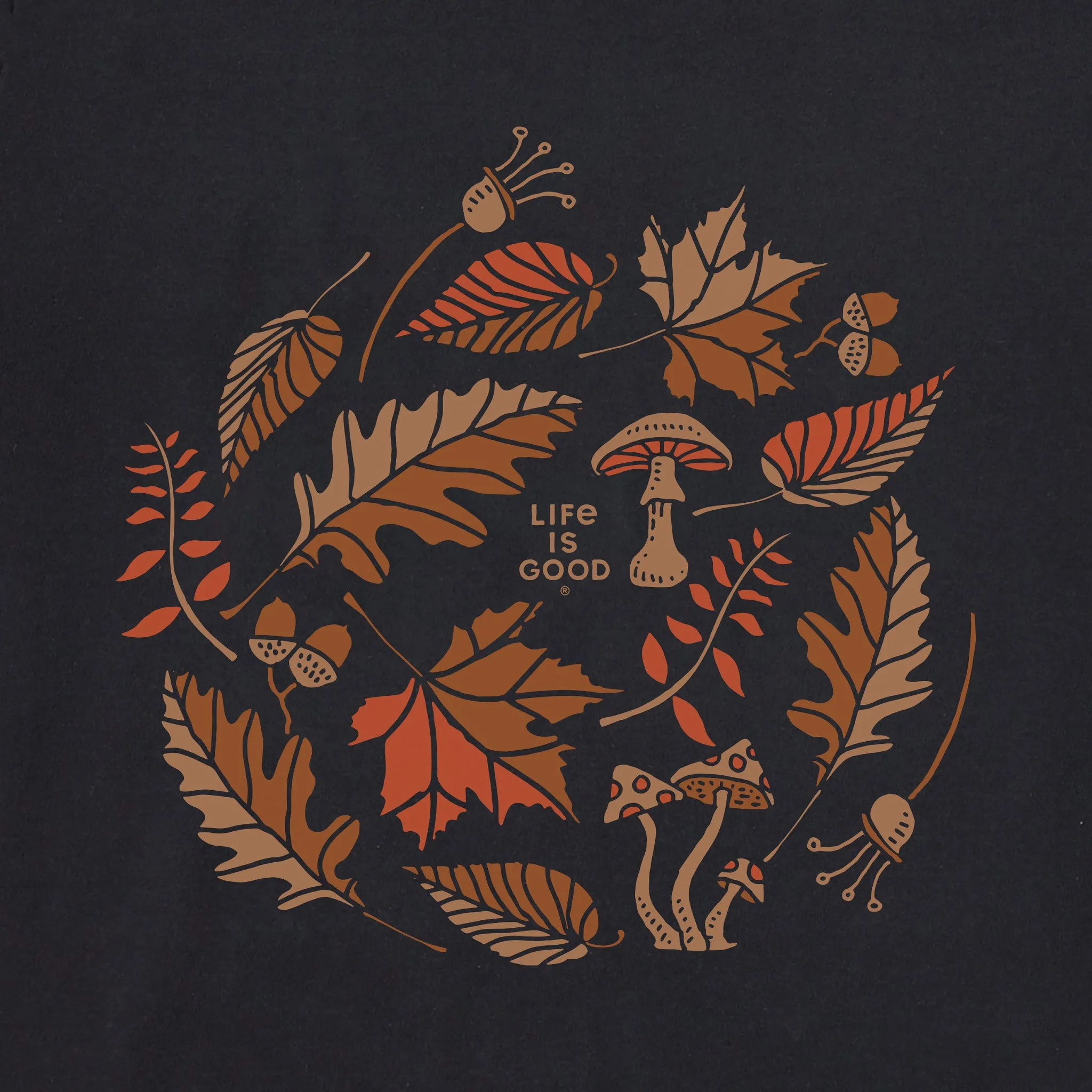 Women's Forest Delights Medley Long Sleeve Crusher Boxy Tee Life is Good