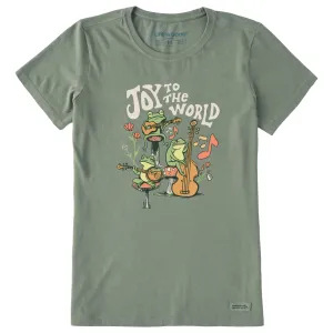 Women's Forest Frogs Short Sleeve Crusher Tee Life is Good