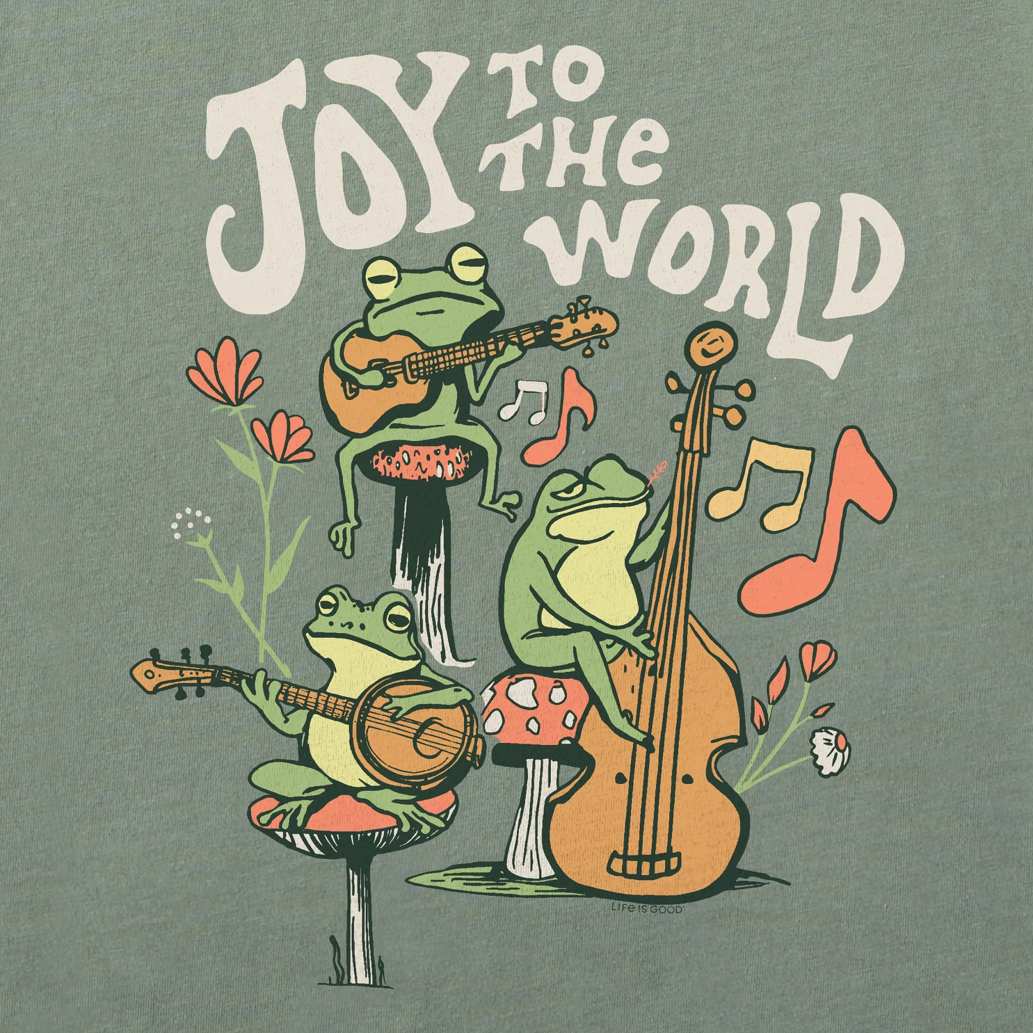 Women's Forest Frogs Short Sleeve Crusher Tee Life is Good