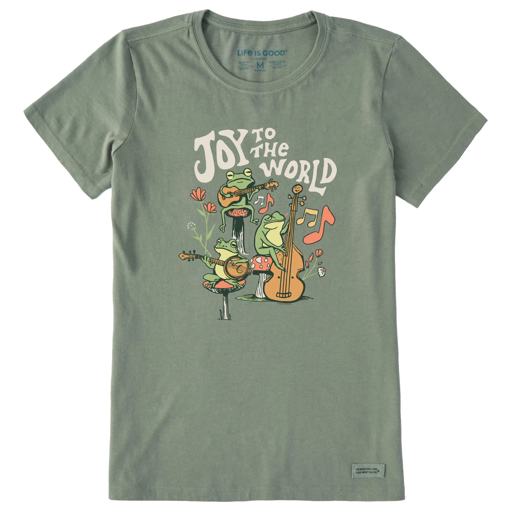 Women's Forest Frogs Short Sleeve Crusher Tee Life is Good