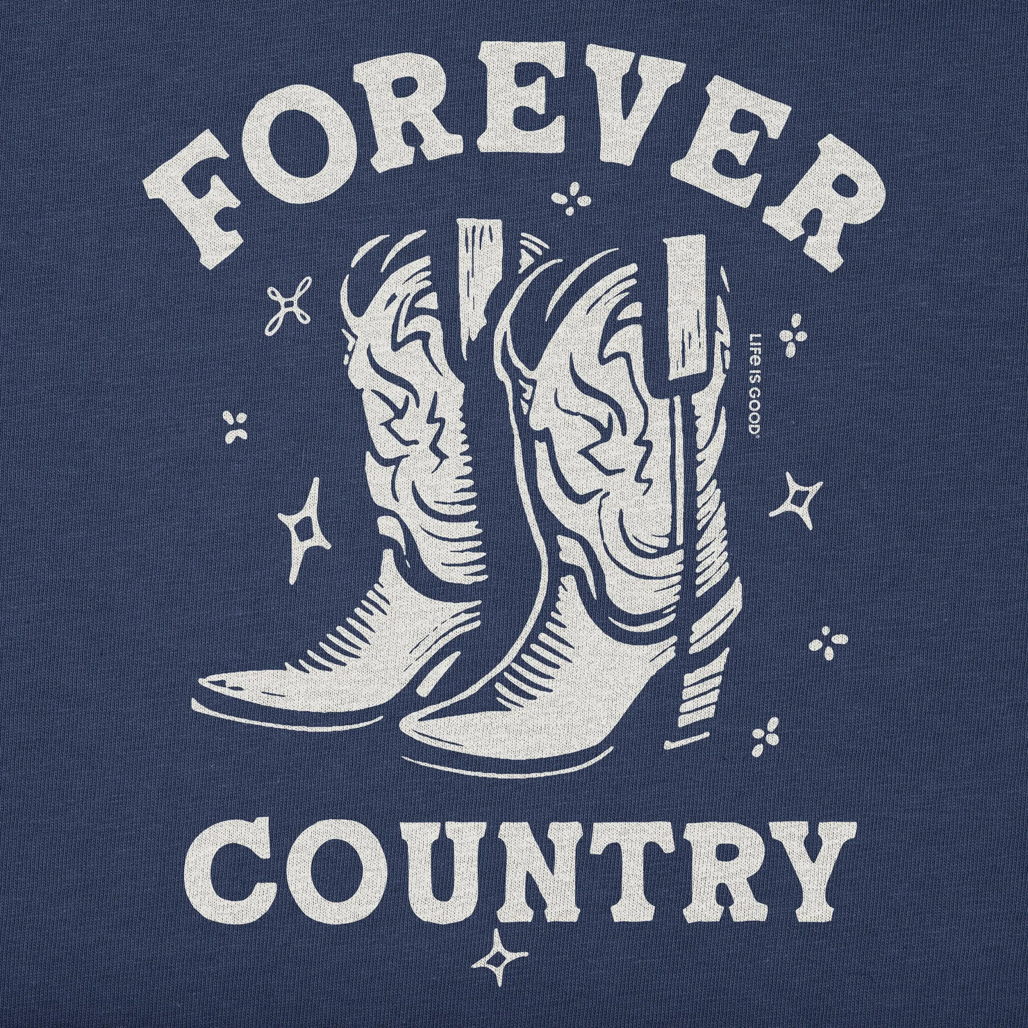 Women's Forever Country Long Sleeve Crusher Tee Life is Good