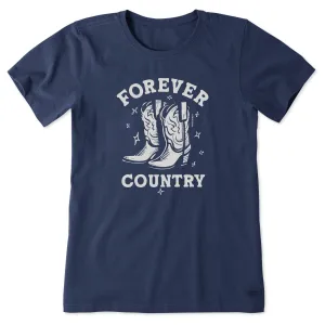 Women's Forever Country Short Sleeve Crusher Tee Life is Good