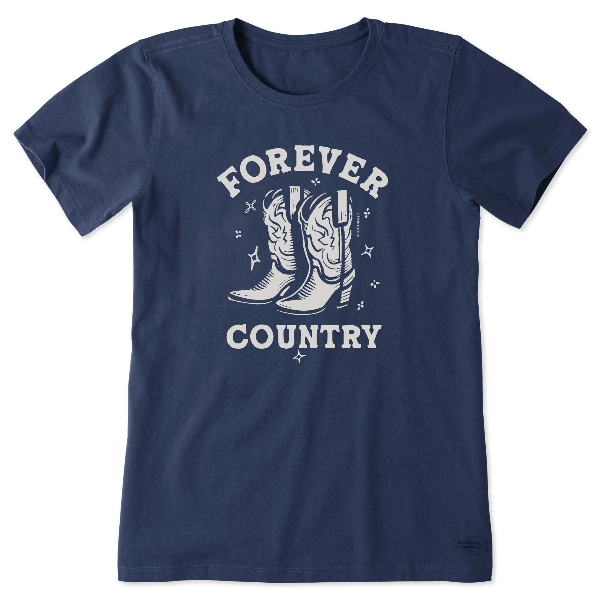 Women's Forever Country Short Sleeve Crusher Tee Life is Good