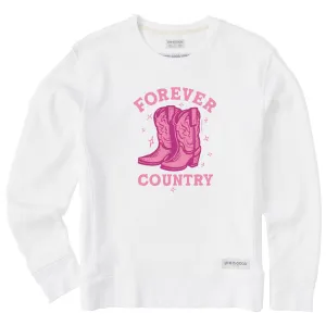 Women's Forever Country Simply True Crew Life is Good