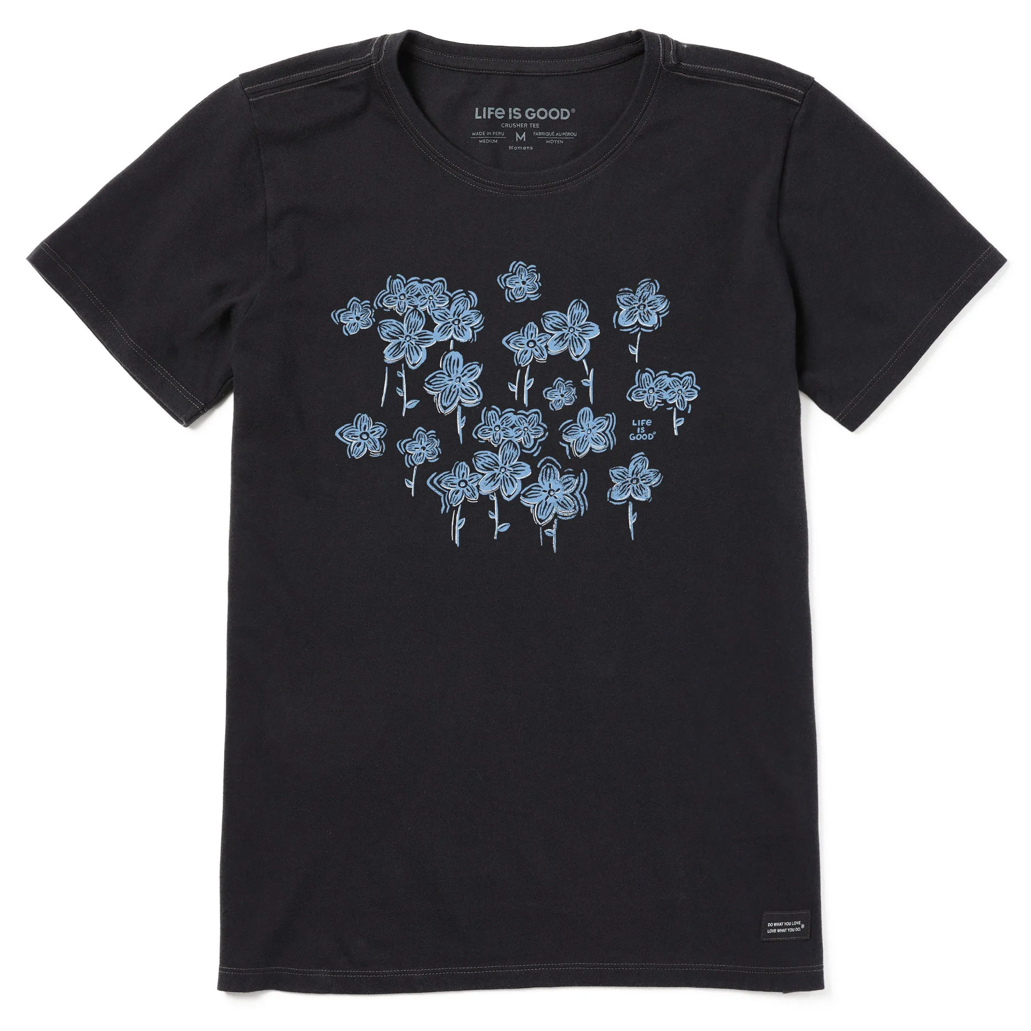 Women's Forget Me Nots Short Sleeve Tee Life is Good