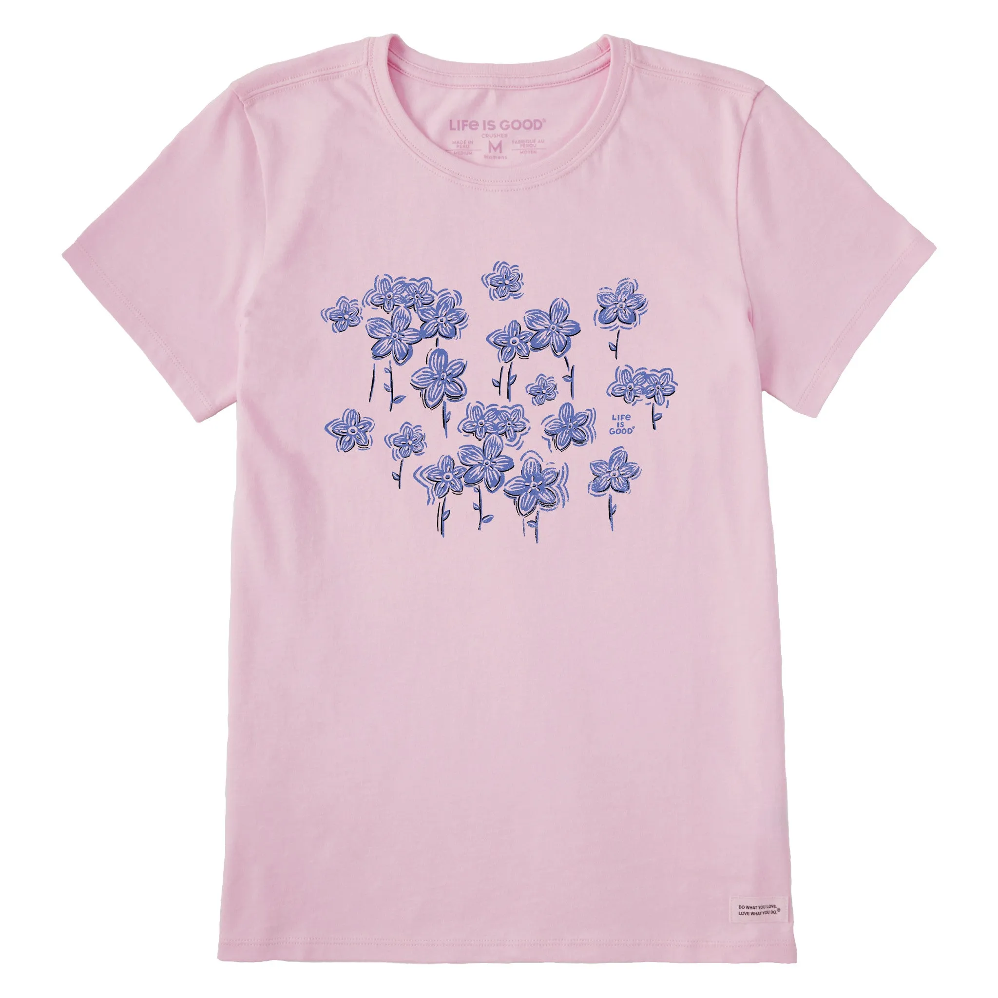 Women's Forget Me Nots Short Sleeve Tee Life is Good