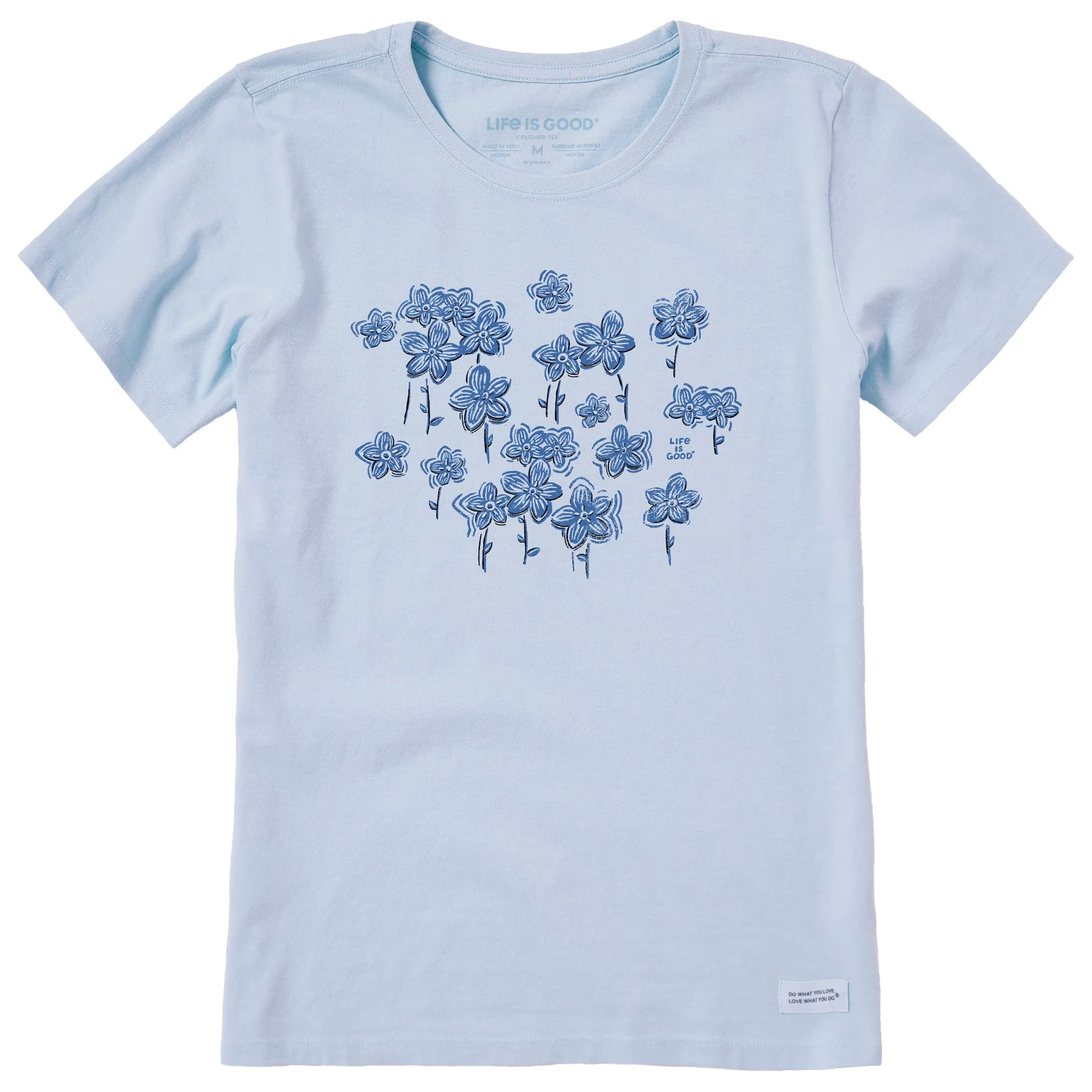 Women's Forget Me Nots Short Sleeve Tee Life is Good
