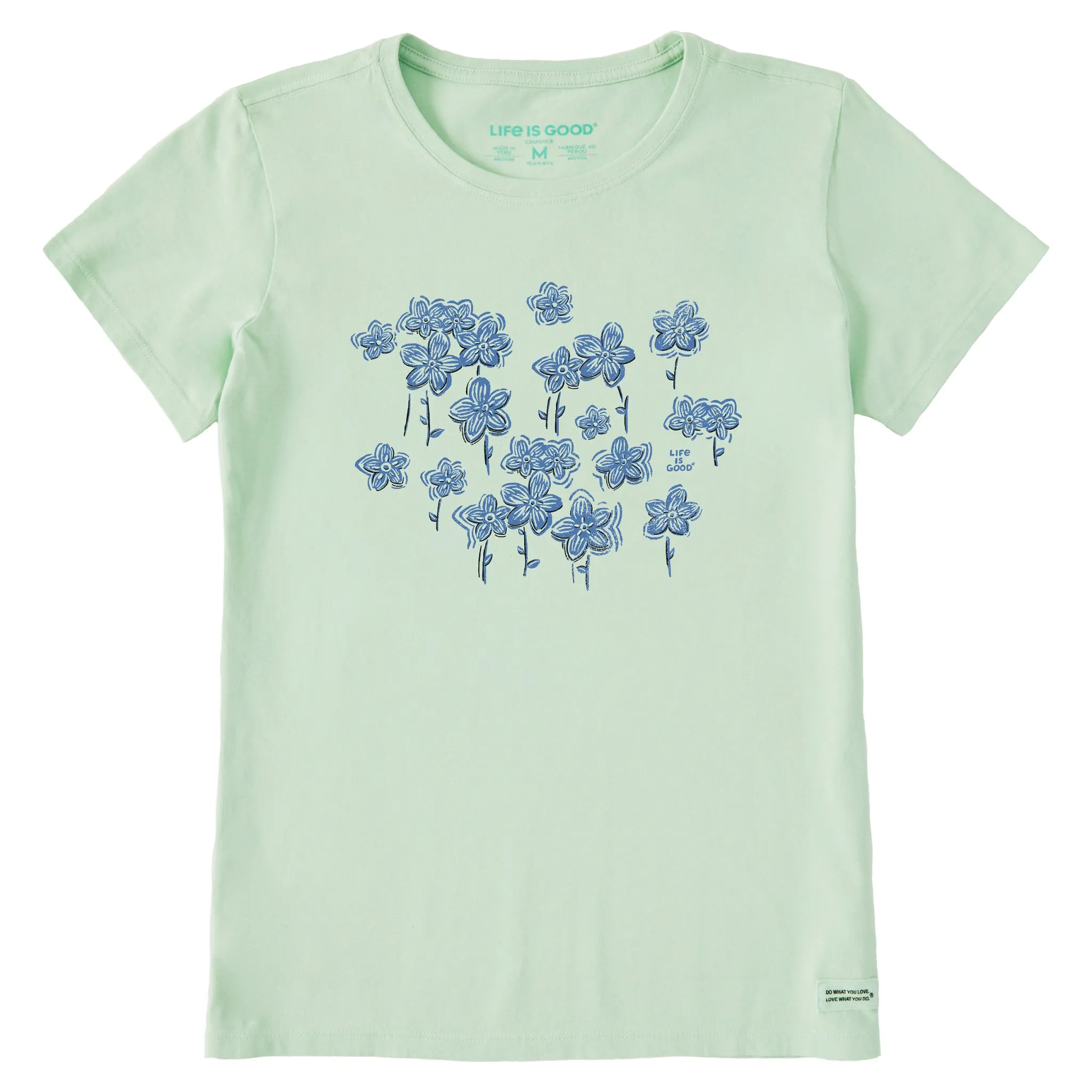 Women's Forget Me Nots Short Sleeve Tee Life is Good