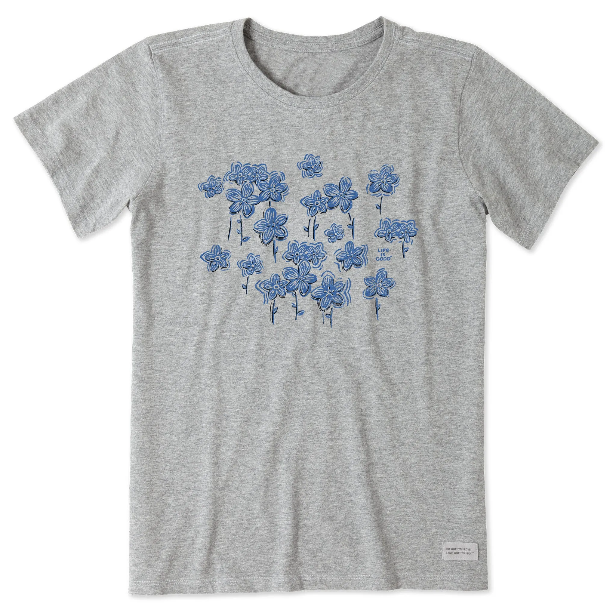 Women's Forget Me Nots Short Sleeve Tee Life is Good