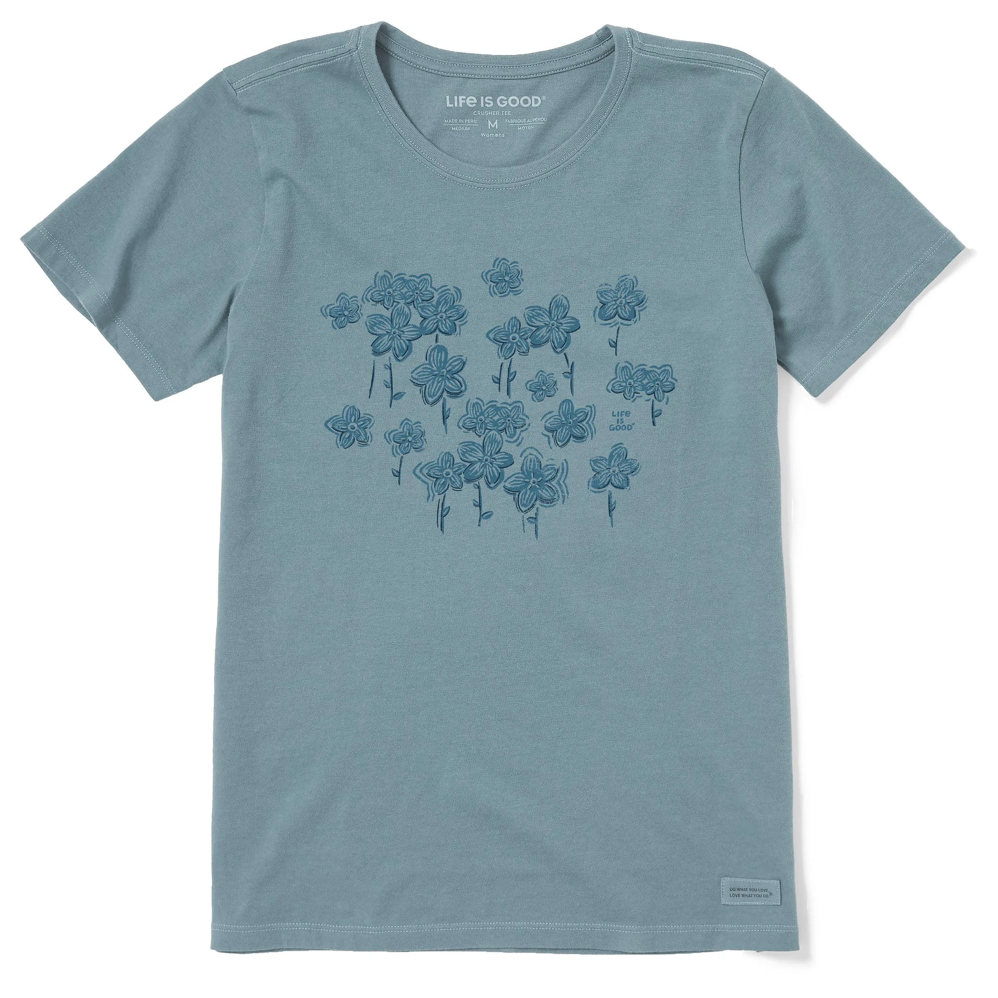 Women's Forget Me Nots Short Sleeve Tee Life is Good