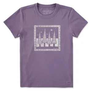 Women's Four Trees Short Sleeve Crusher Tee Life is Good