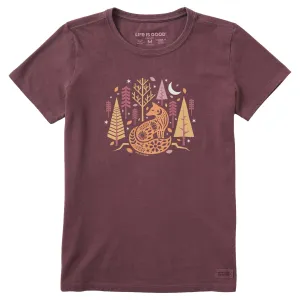 Women's Fox in the Fall Short Sleeve Crusher Tee Life is Good