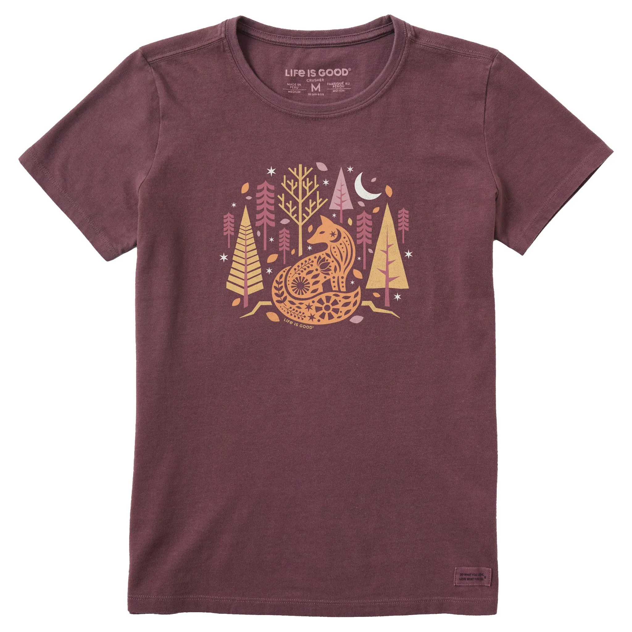 Women's Fox in the Fall Short Sleeve Crusher Tee Life is Good