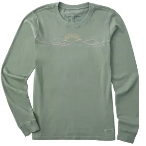 Women's Freehand Mountain Sun Long Sleeve Crusher Tee Life is Good