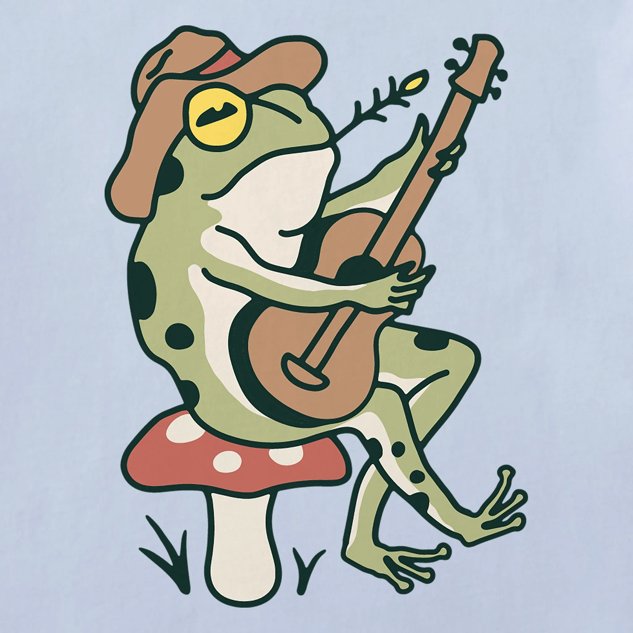 Women's Frog Guitar Short Sleeve Crusher Tee Life is Good