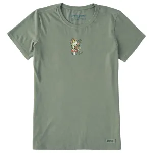 Women's Frog Guitar Short Sleeve Tee Life is Good