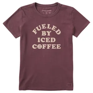 Women's Fueled by Iced Coffee Short Sleeve Crusher Tee Life is Good