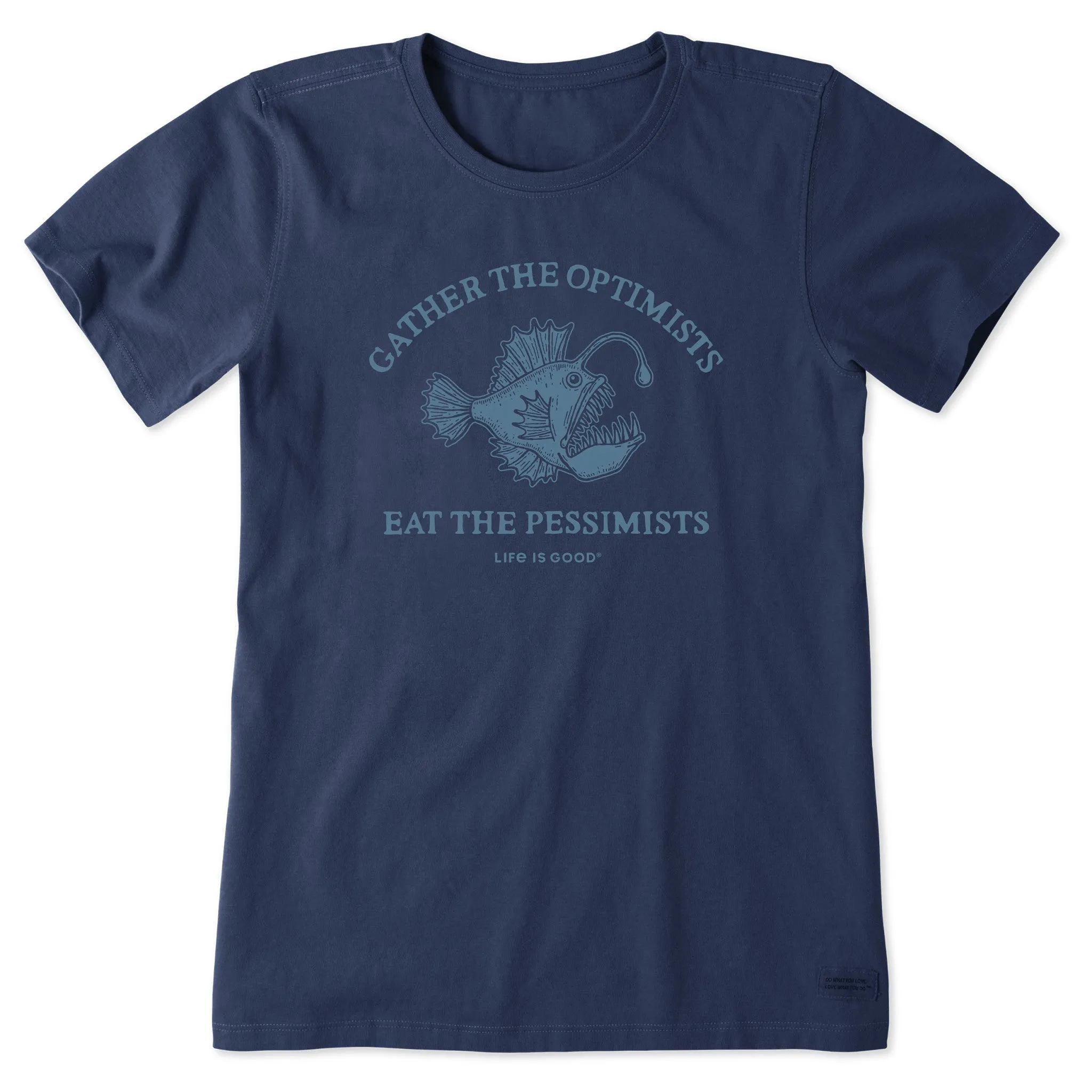 Women's Gather Angler Fish Short Sleeve Tee Life is Good