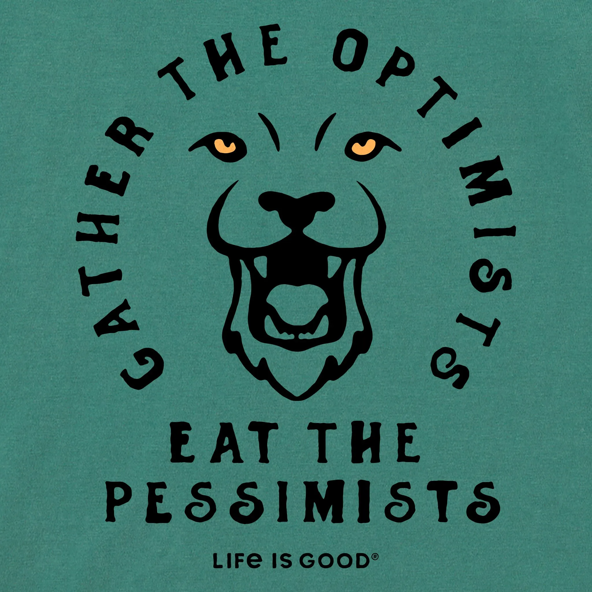 Women's Gather Lion Short Sleeve Crusher Tee Life is Good