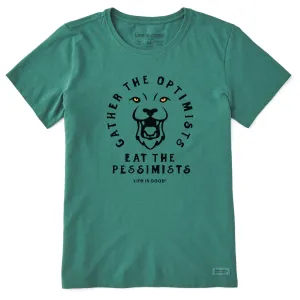 Women's Gather Lion Short Sleeve Crusher Tee Life is Good