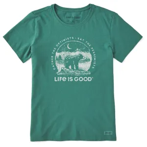 Women's Gather the Optimists Bear Short Sleeve Crusher Tee Life is Good