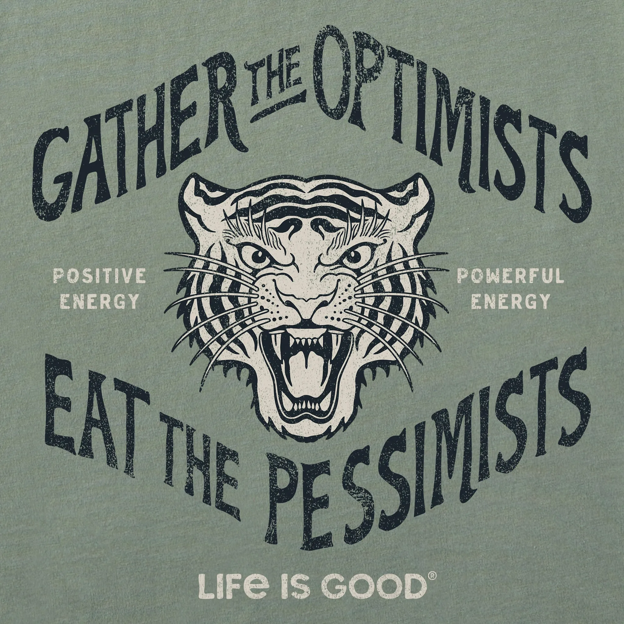 Women's Gather Tiger Short Sleeve Crusher Boxy Tee Life is Good
