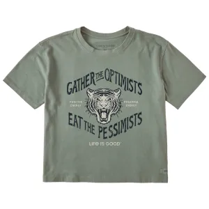 Women's Gather Tiger Short Sleeve Crusher Boxy Tee Life is Good