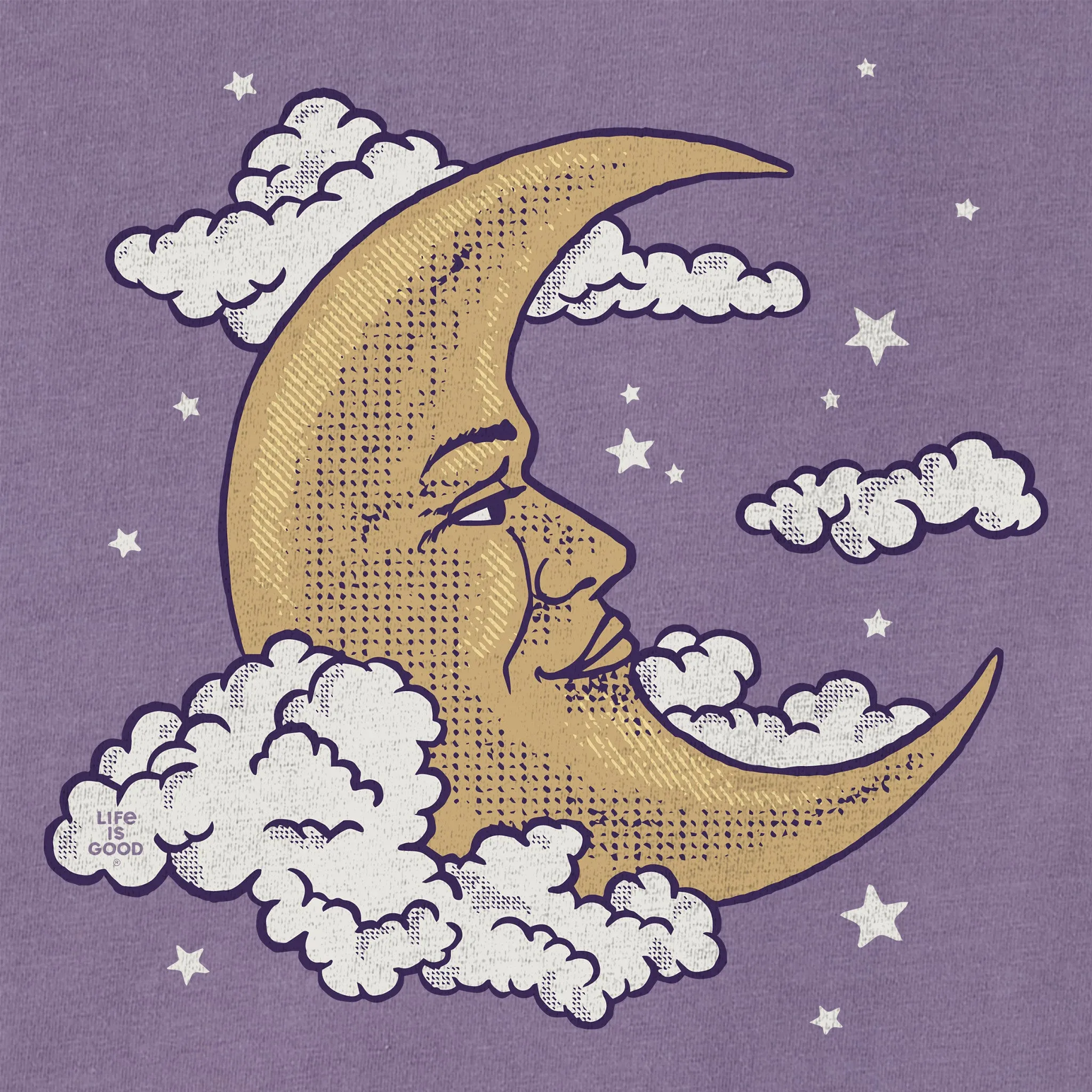 Women's Gentle Moon Short Sleeve Crusher Boxy Tee Life is Good