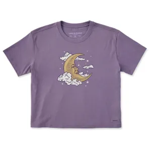 Women's Gentle Moon Short Sleeve Crusher Boxy Tee Life is Good