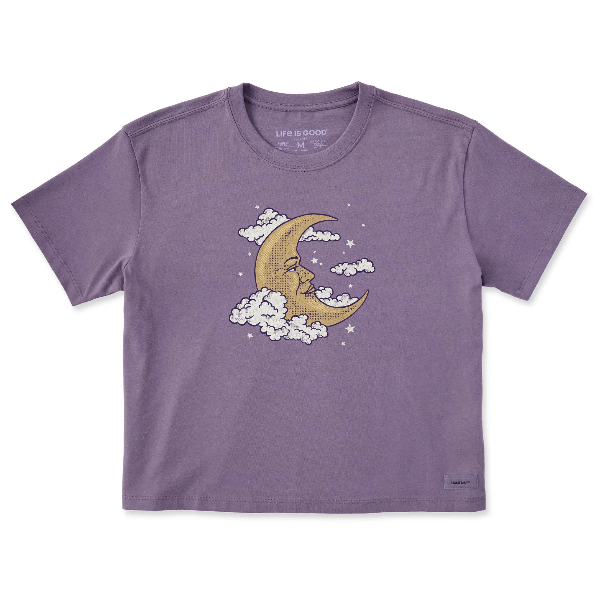 Women's Gentle Moon Short Sleeve Crusher Boxy Tee Life is Good