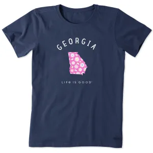 Women's Georgia Daisies Short Sleeve Crusher Tee Life is Good