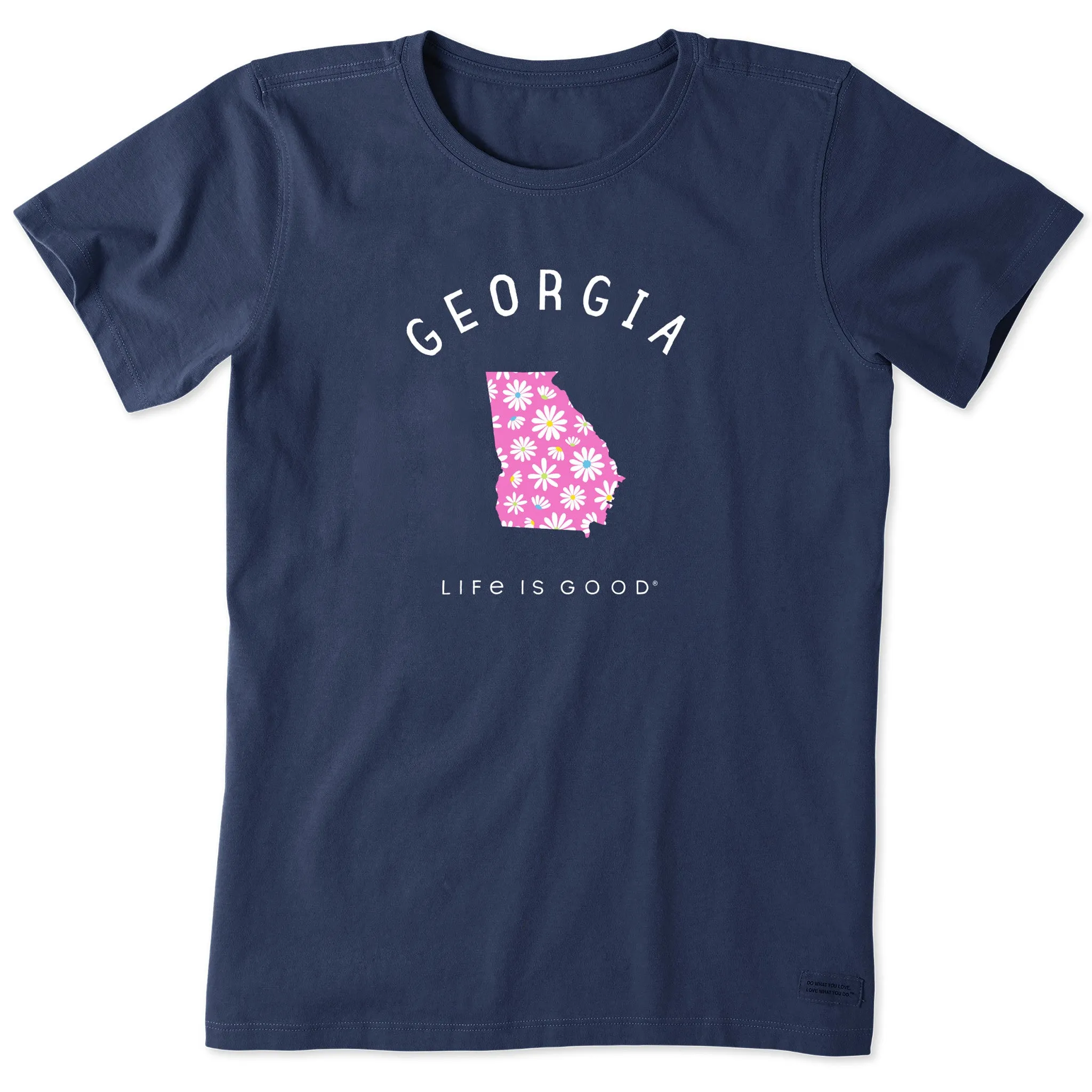 Women's Georgia Daisies Short Sleeve Crusher Tee Life is Good