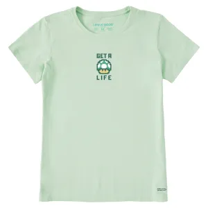 Women's Get a Life Short Sleeve Crusher Tee Life is Good