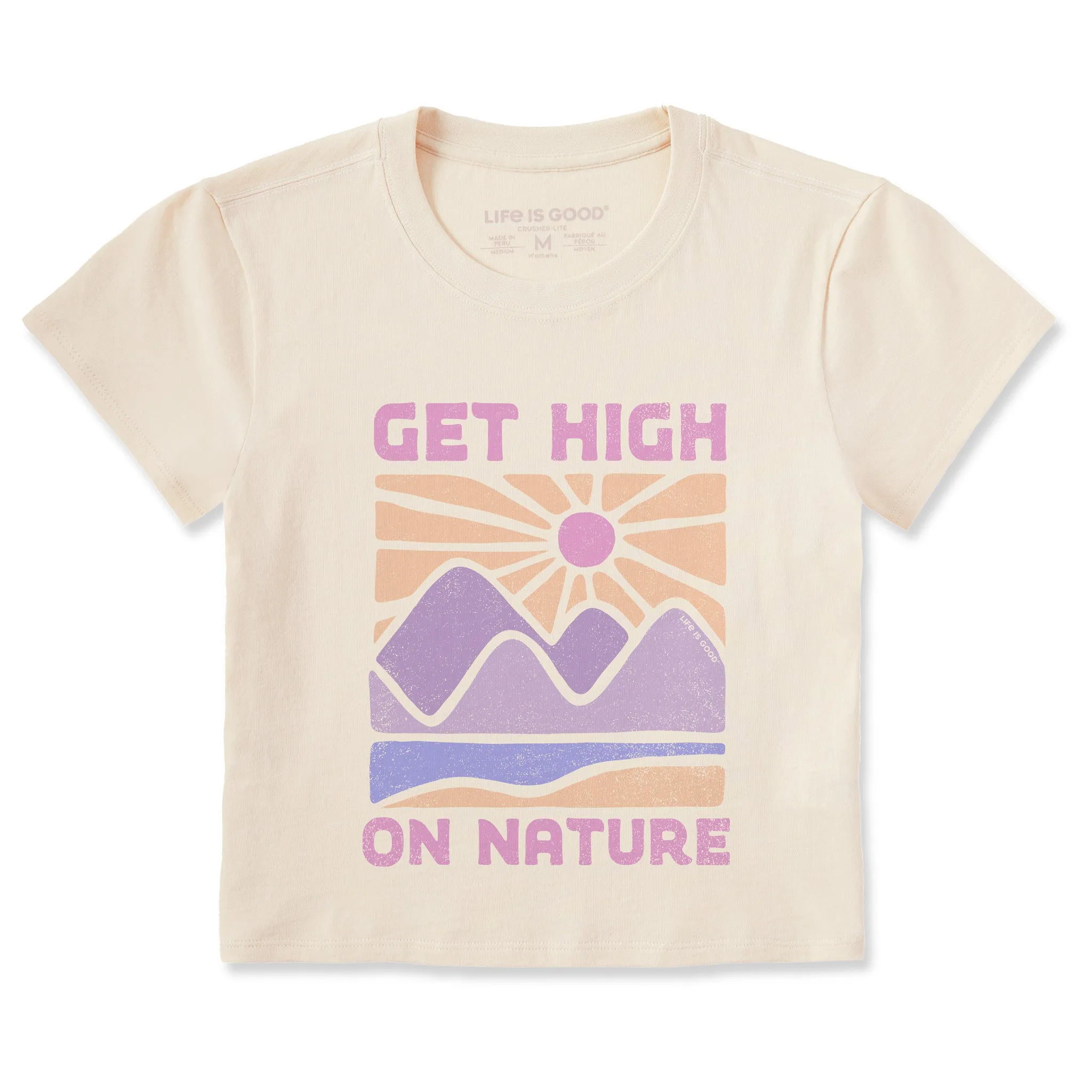Women's Get High on Nature Crusher-LITE Shrunken Tee Life is Good