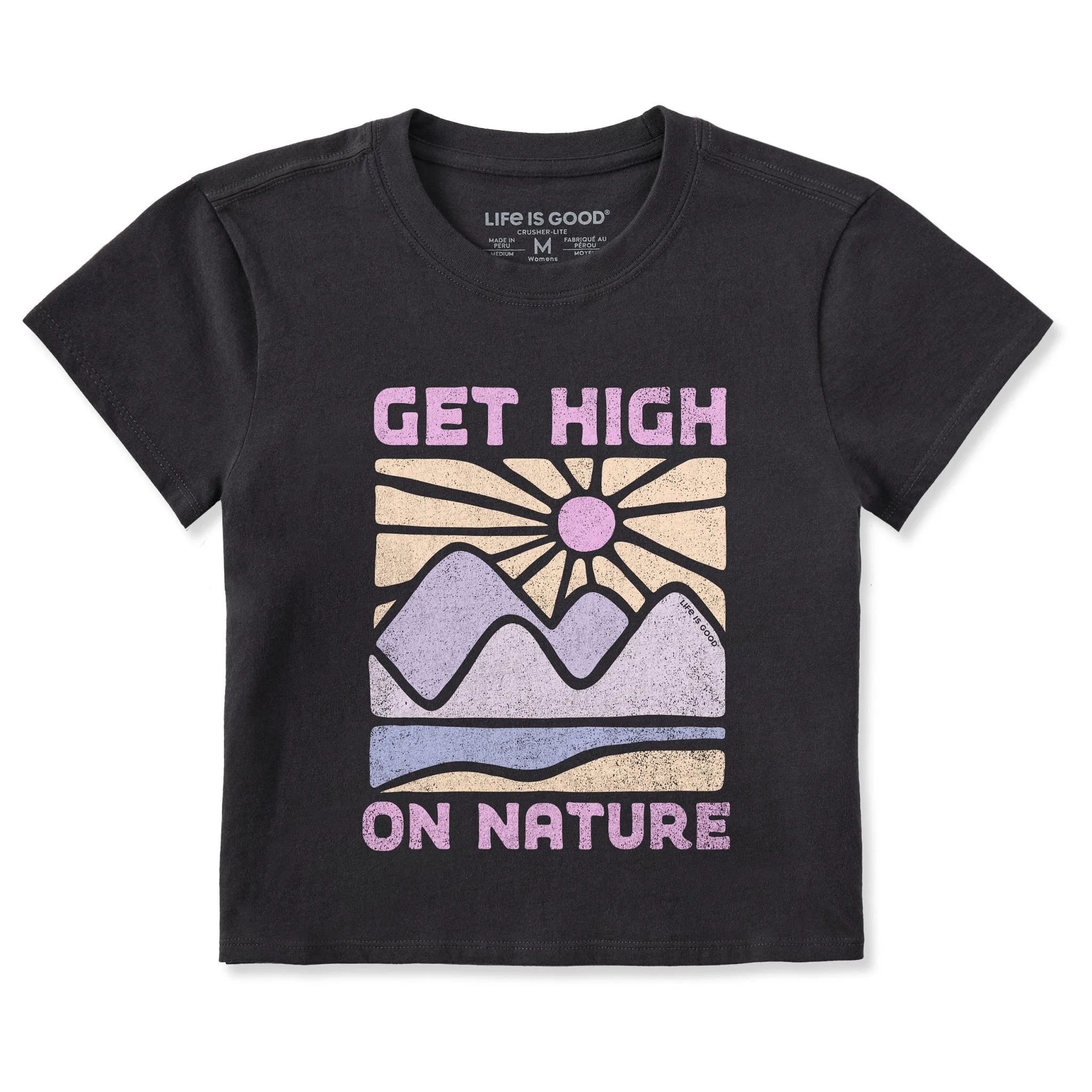 Women's Get High on Nature Crusher-LITE Shrunken Tee Life is Good