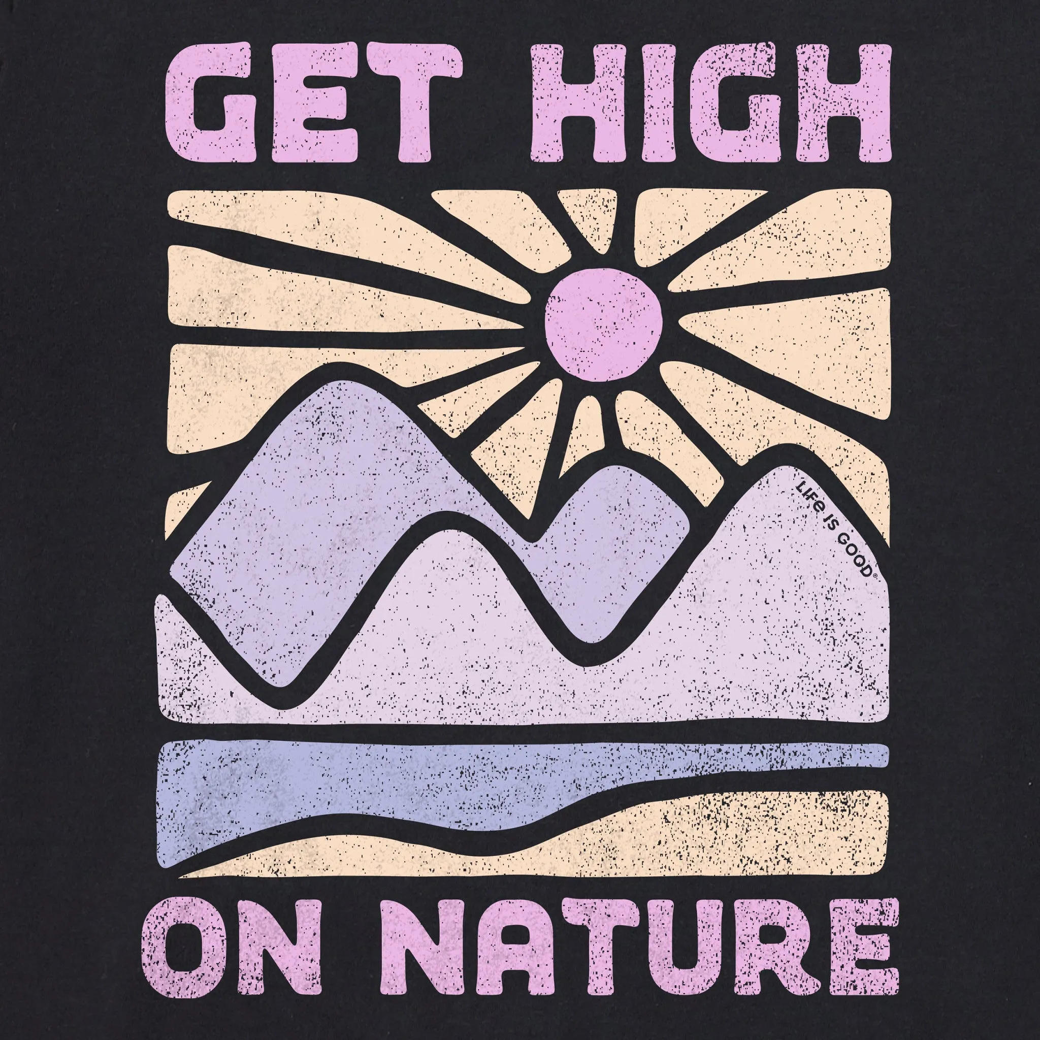 Women's Get High on Nature Crusher-LITE Shrunken Tee Life is Good