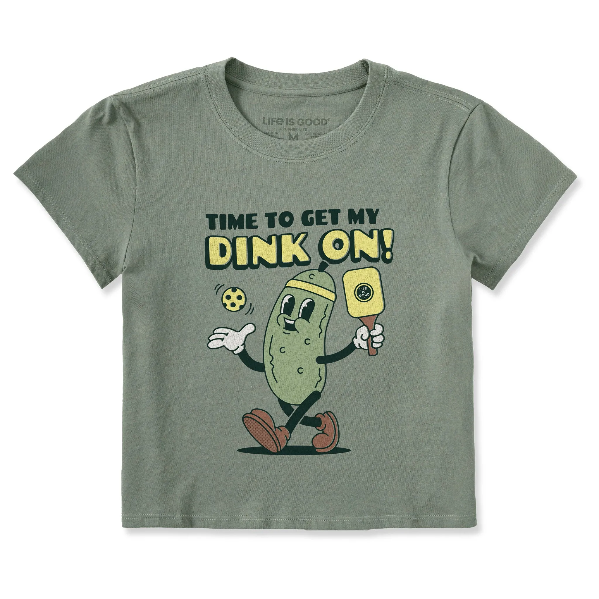 Women's Get my Dink On Crusher-LITE Shrunken Tee Life is Good