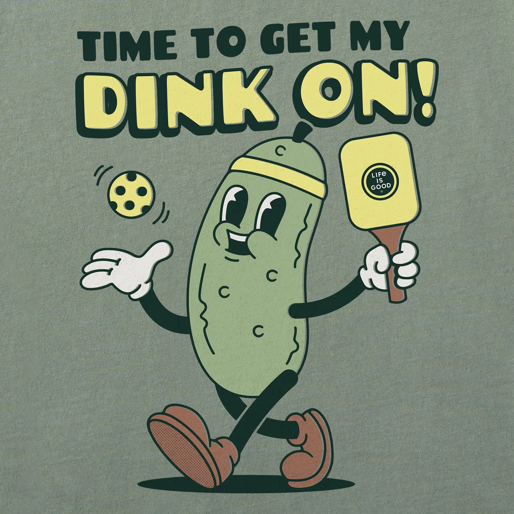Women's Get my Dink On Crusher-LITE Shrunken Tee Life is Good