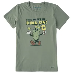 Women's Get my Dink On Short Sleeve Crusher Tee Life is Good