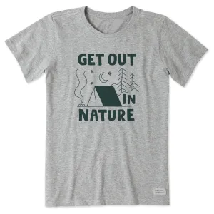 Women's Get Out in Nature Tent Short Sleeve Tee Life is Good