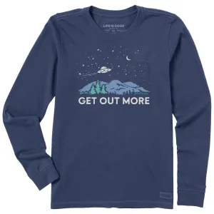 Women's Get Out More UFO Long Sleeve Crusher Tee Life is Good