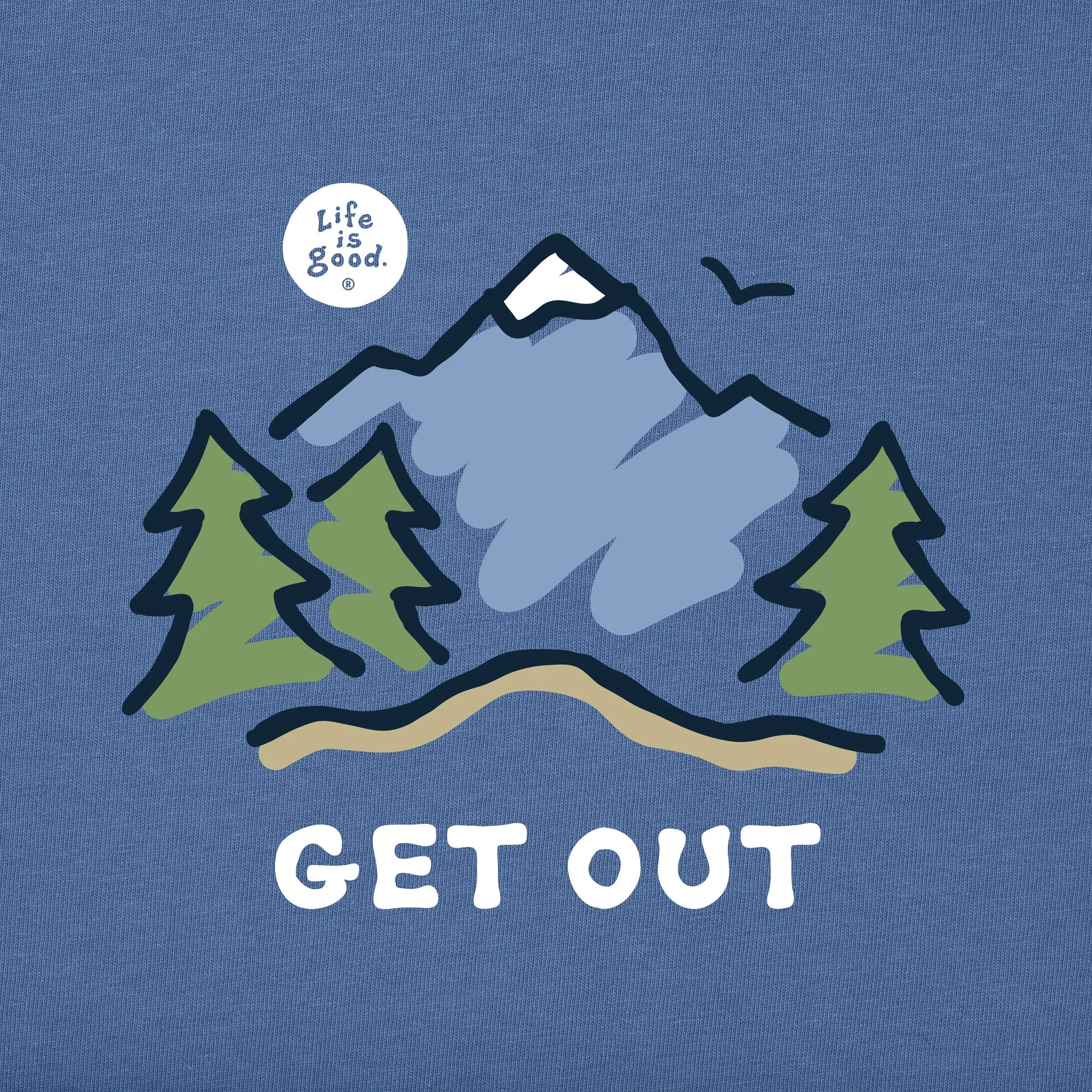 Women's Get Out Mountain Short Sleeve Tee Life is Good