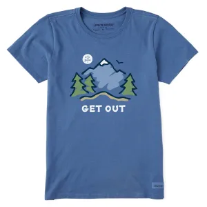 Women's Get Out Mountain Short Sleeve Tee Life is Good