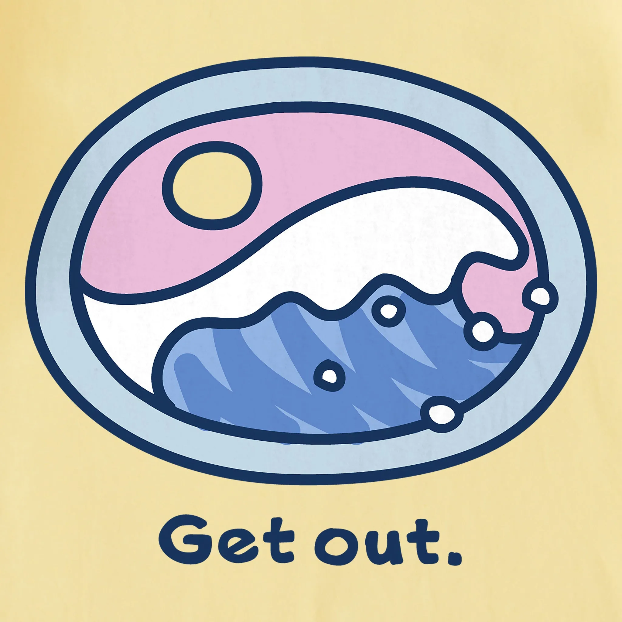 Women's Get Out Wave Short Sleeve Crusher Tee Life is Good