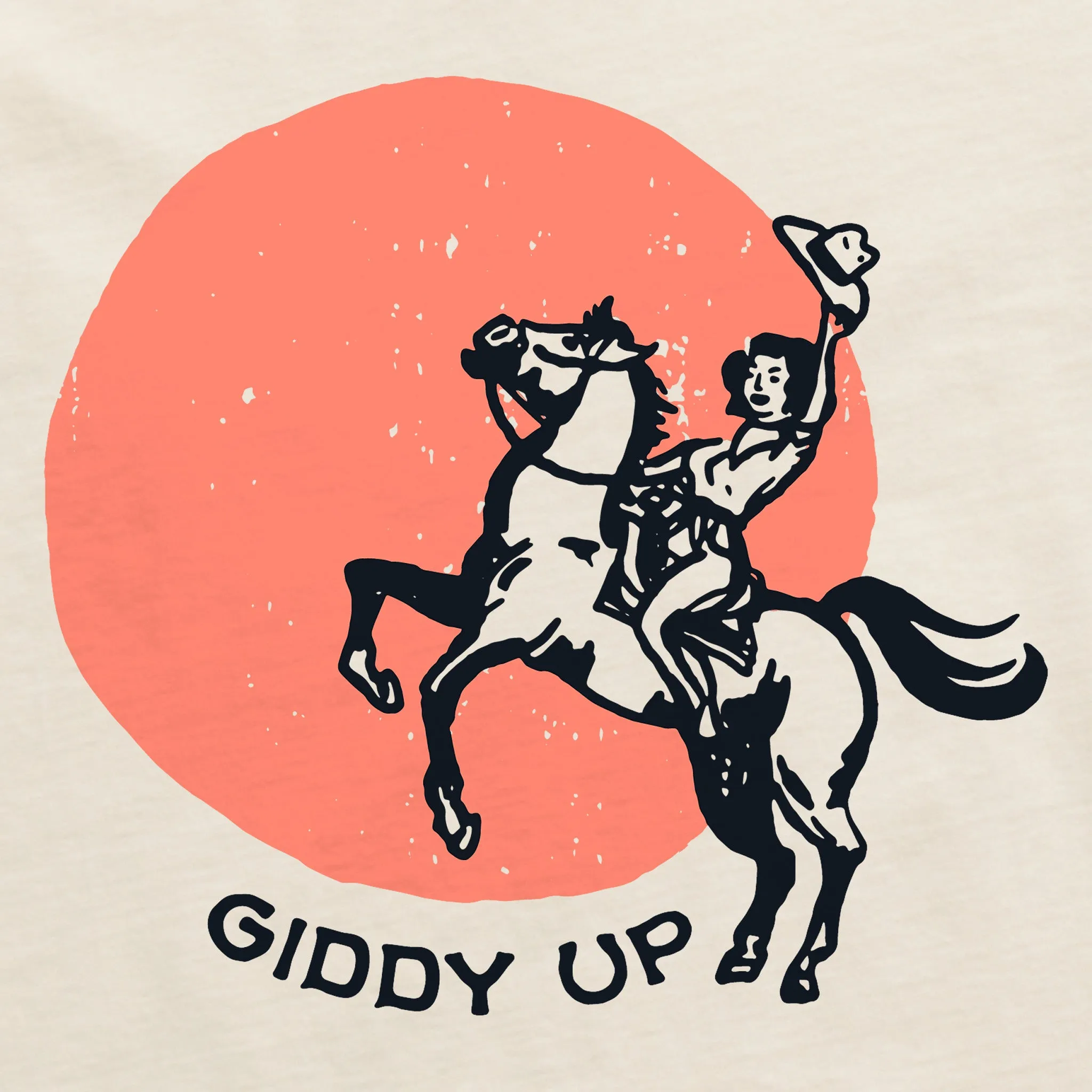 Women's Giddy Up Cowgirl Short Sleeve Crusher Boxy Tee Life is Good
