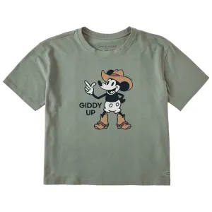 Women's Giddy Up Willie Short Sleeve Crusher Boxy Tee Life is Good