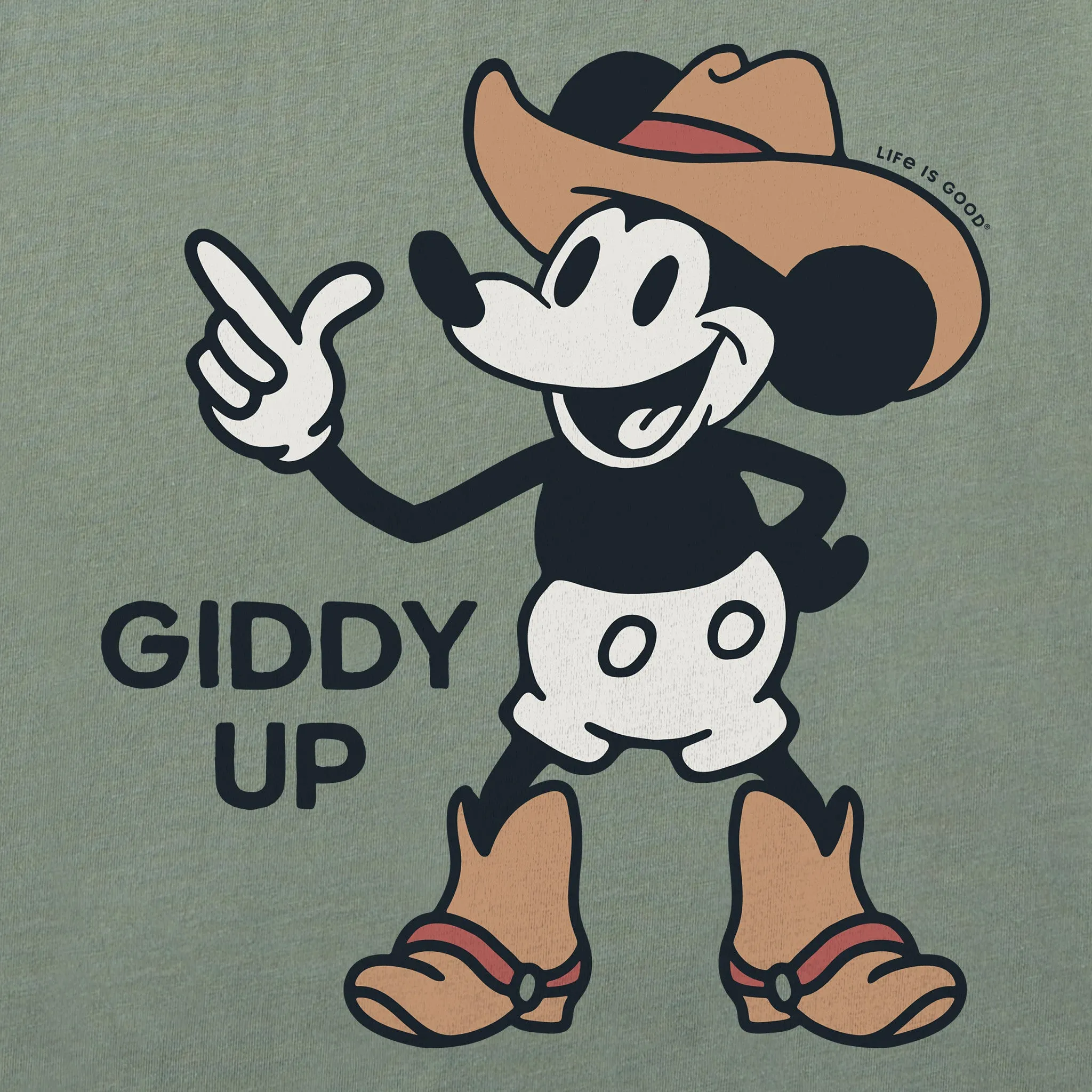 Women's Giddy Up Willie Short Sleeve Crusher Boxy Tee Life is Good