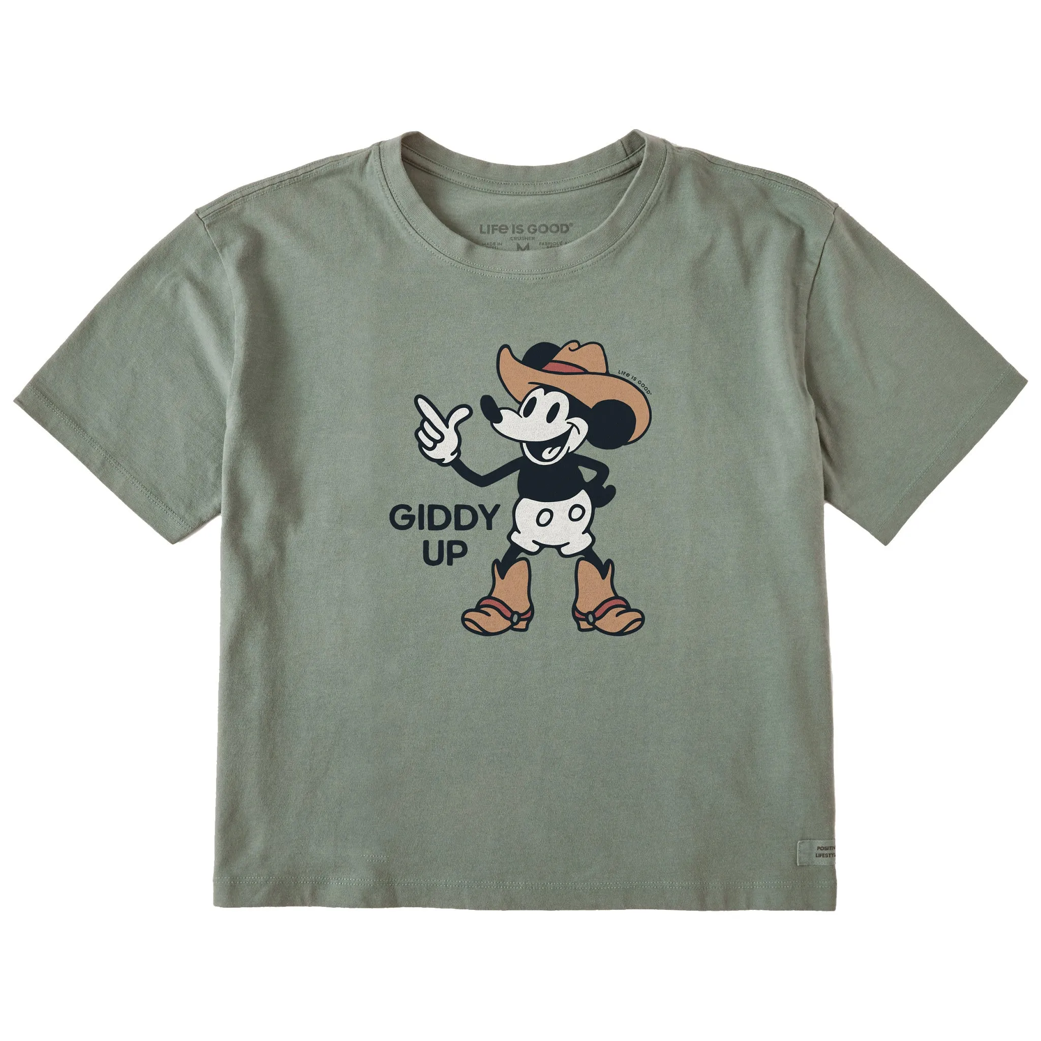 Women's Giddy Up Willie Short Sleeve Crusher Boxy Tee Life is Good