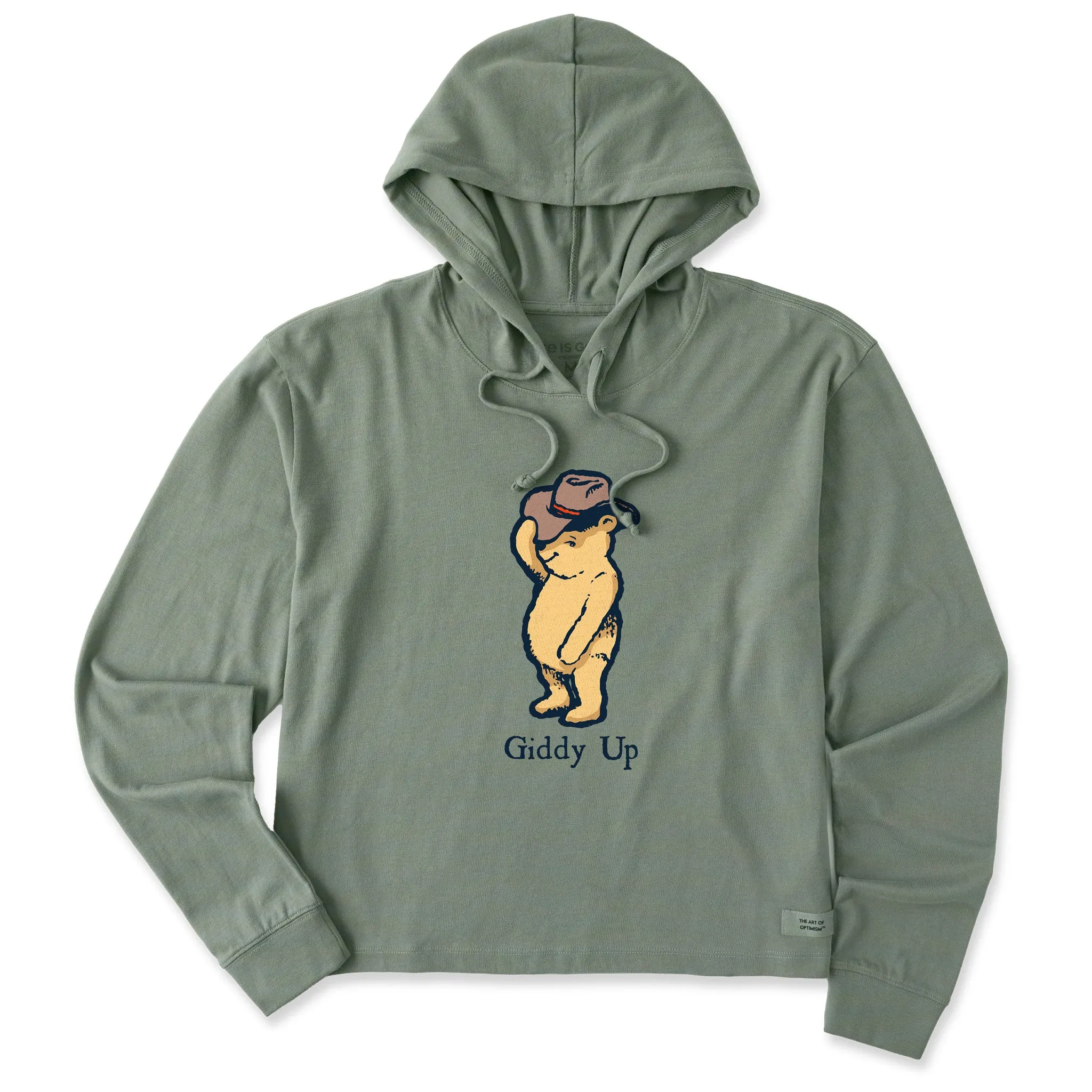 Women's Giddy Up Winnie Crusher Boxy Hoodie Life is Good