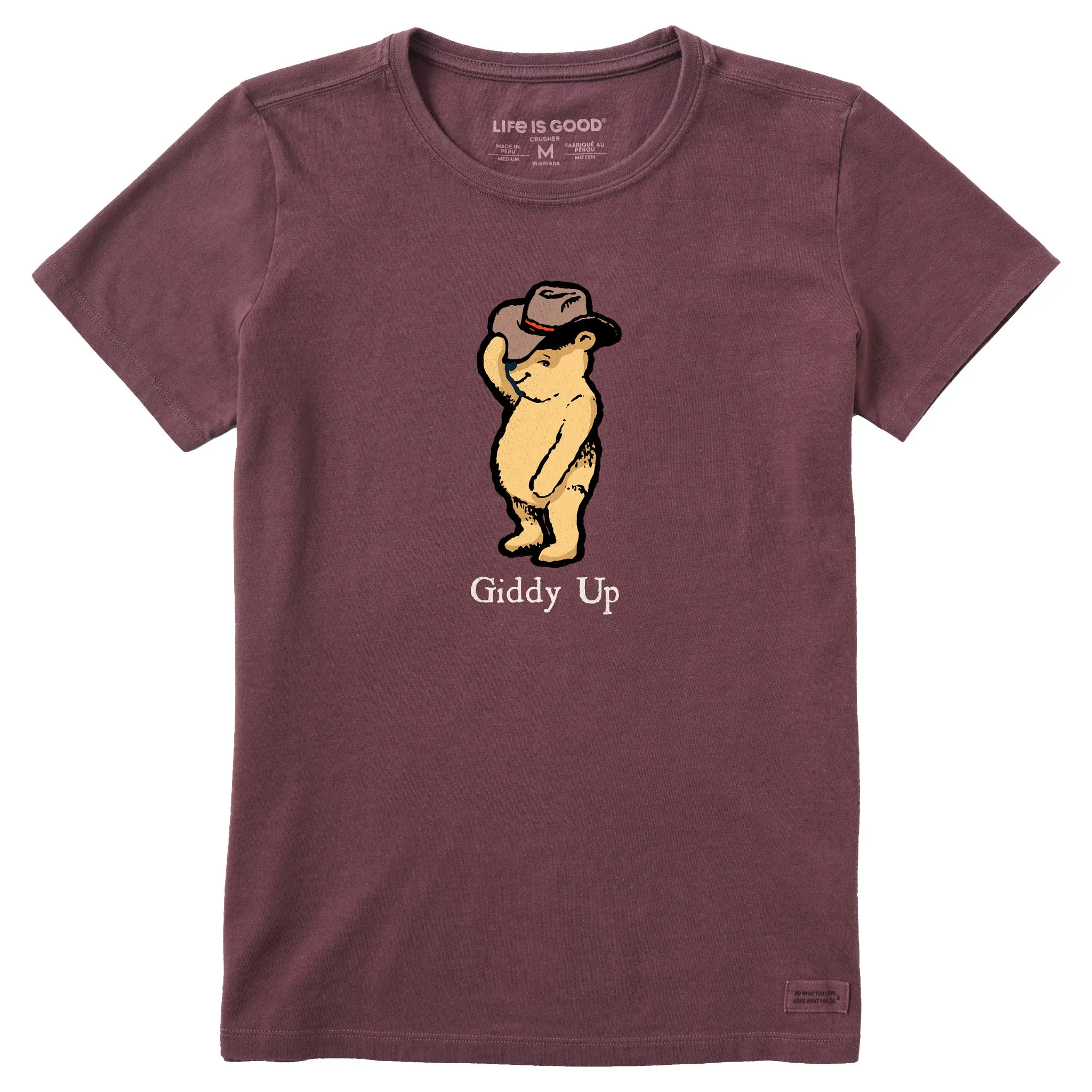 Women's Giddy Up Winnie Short Sleeve Crusher Tee Life is Good
